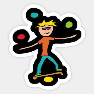 Juggling Sticker